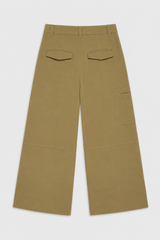 Pleated cargo trousers