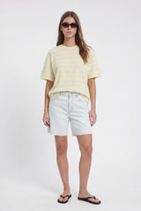 Lange Denim Shorts
