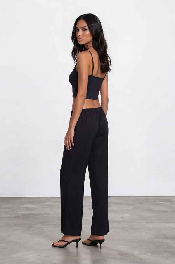 Mixed Linen Trousers