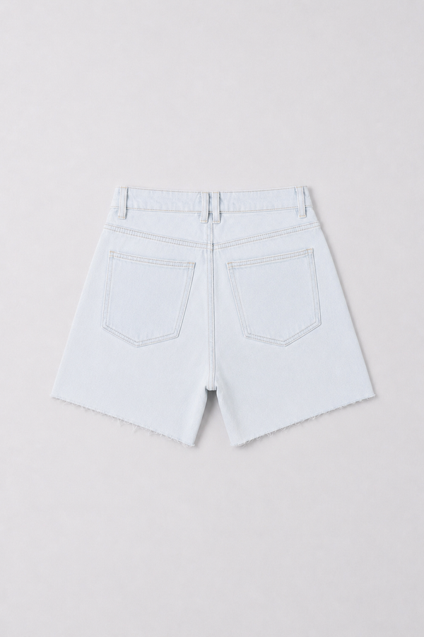 Lange Denim Shorts