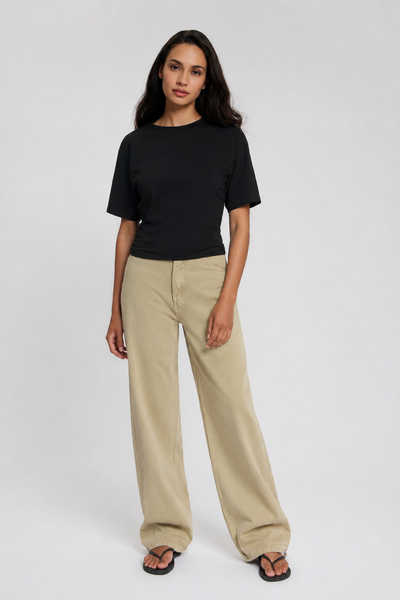 Stretch katoenen t-shirt