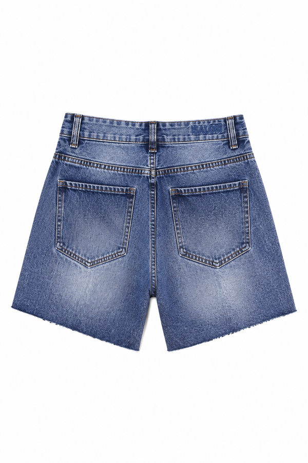 Lange Denim Shorts