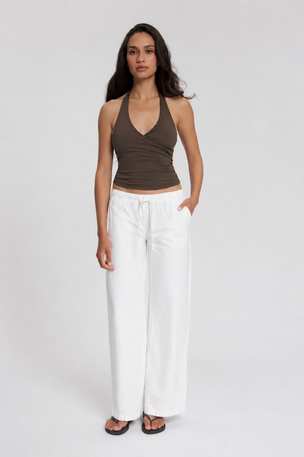 Linnenmix broek