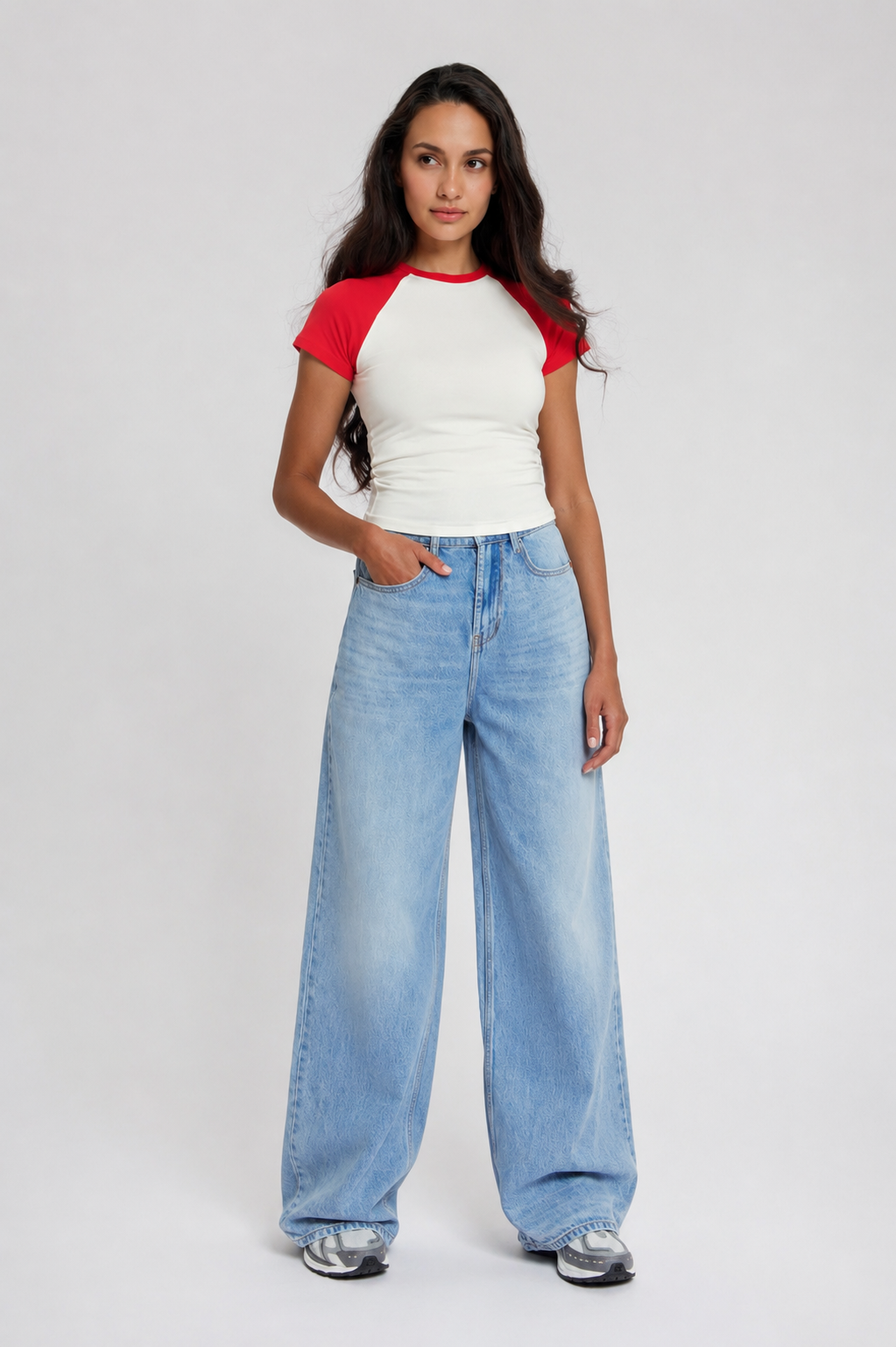 Contrast T-shirt