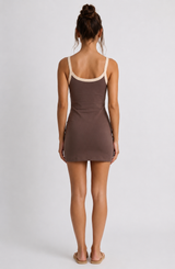 Contrast Mini Jurk