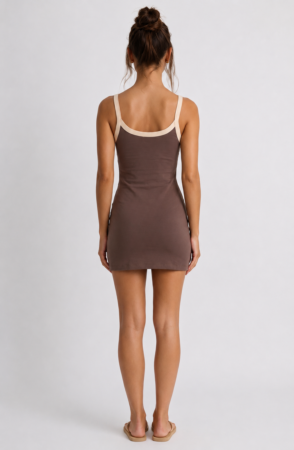 Contrast Mini Jurk