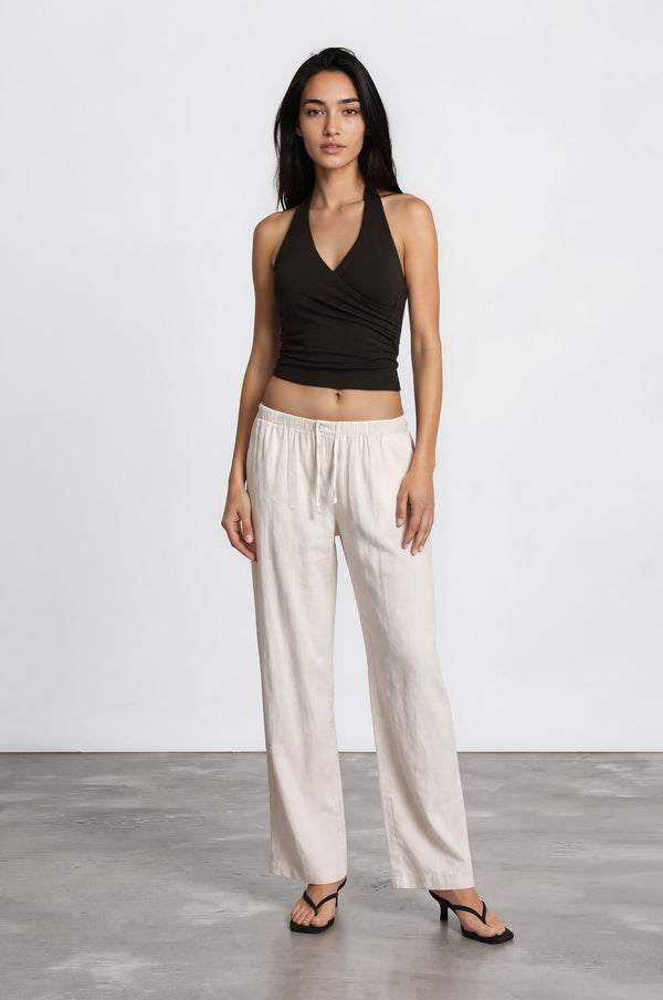 Mixed Linen Trousers