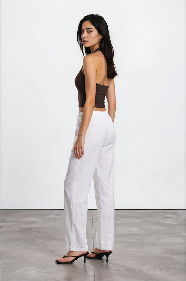 Mixed Linen Trousers