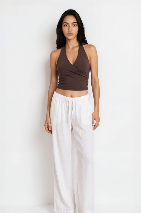 Mixed Linen Trousers