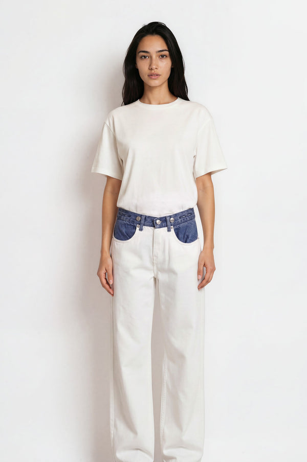 Cinched short sleeve top