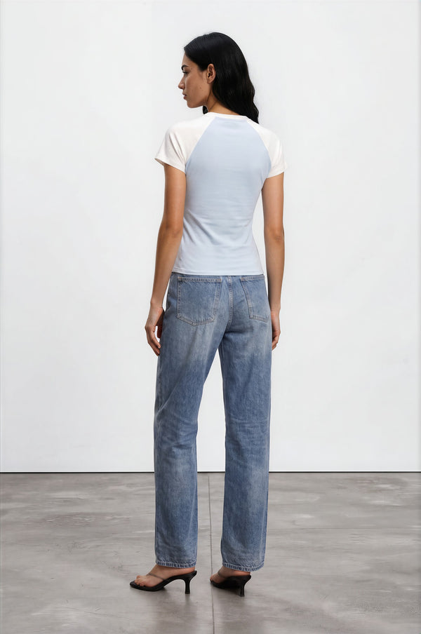 Contrast Short Sleeve T-shirt