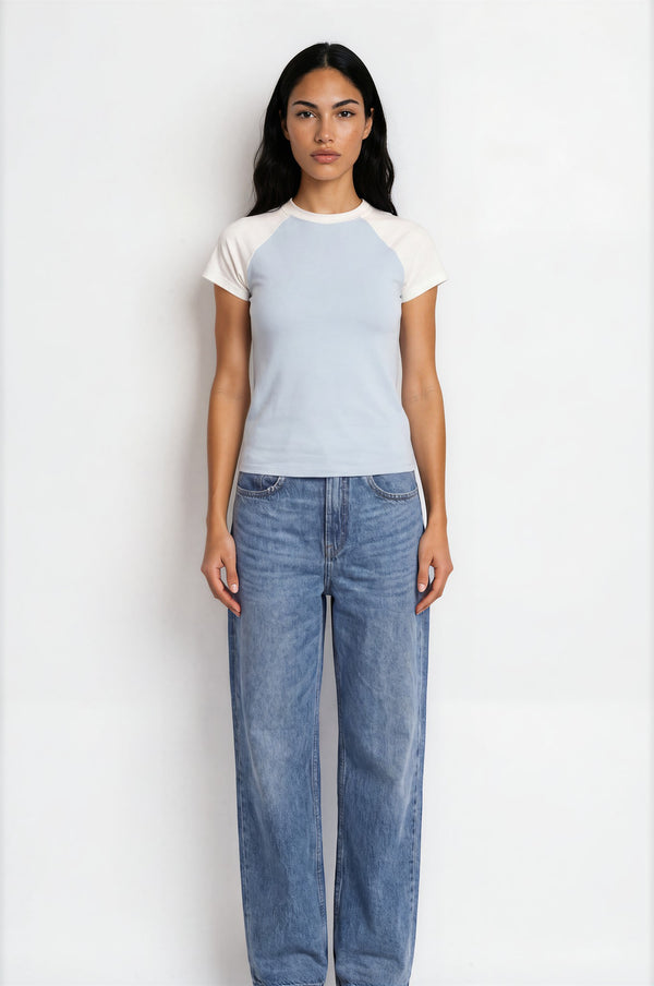 Contrast Short Sleeve T-shirt