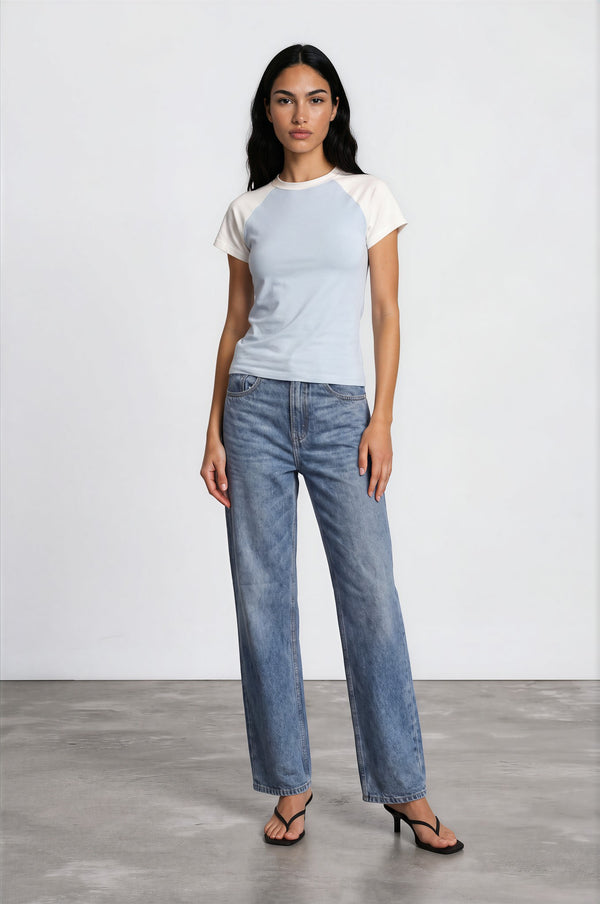 Wide Leg High-Waist Jeans