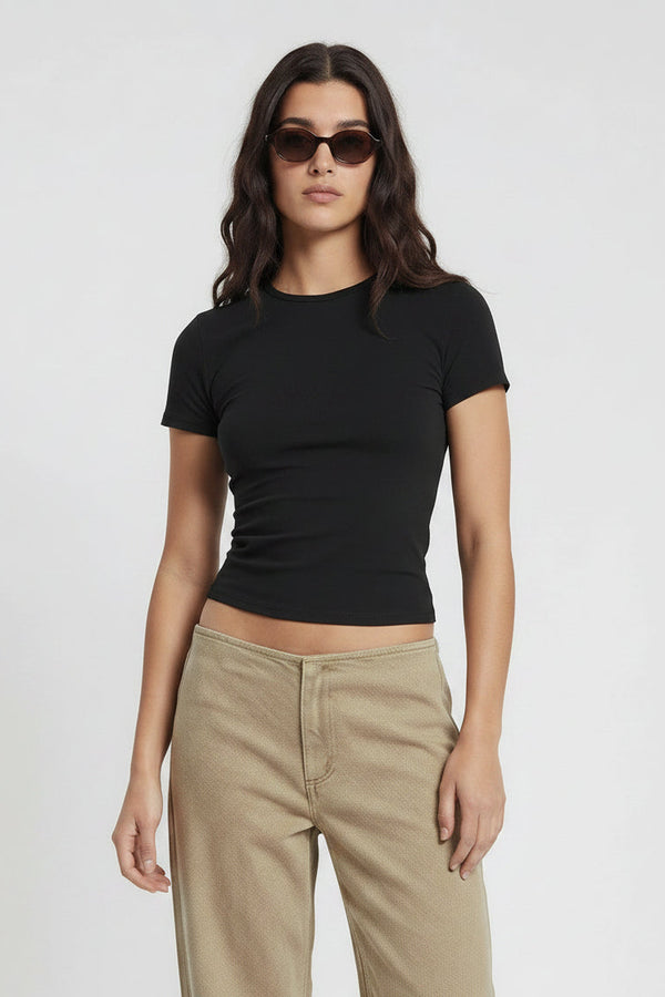Stretch Cotton T-Shirt
