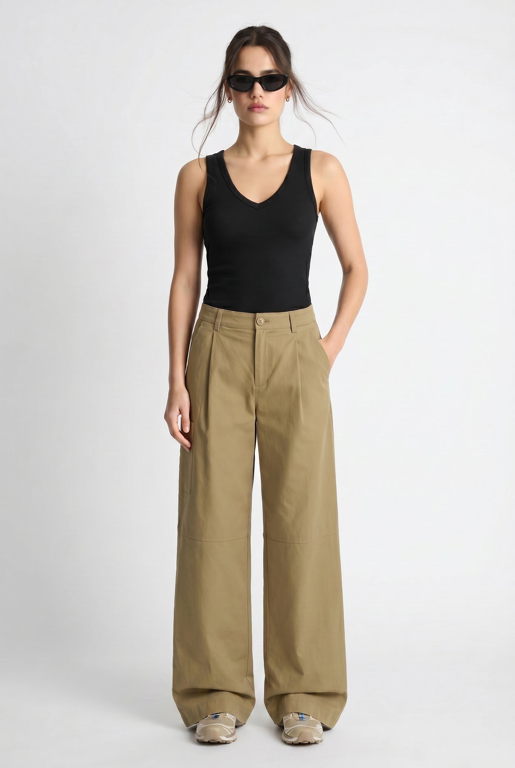 Cargo Broek Met Plooien