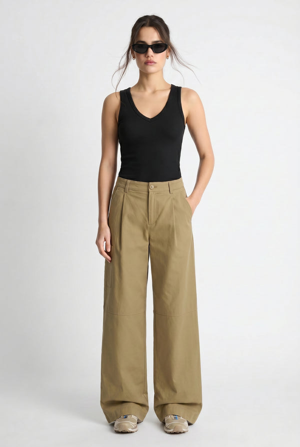 Cargo Broek Met Plooien